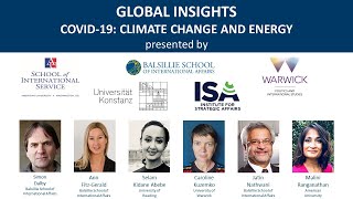 Global Insights: “COVID-19: Climate Change and Energy”