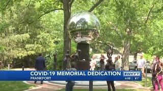 WATCH | New memorial honoring Kentuckians lost to COVID-19 unveiled in Frankfort