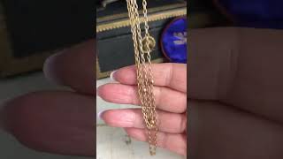 Vintage 9ct **Rolled Gold** Long Guard / Muff Chain Circa 1930