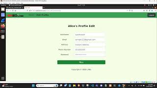SQL Injection Attack on Update Statement