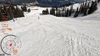 [4K] Skiing Jahorina, Olimpik, Rajska, Skočine, Staze 5, 10, 4, 3, 6a, 6 & 6b, BiH RS, GoPro HERO10
