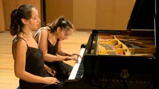 Joseph Rheinberger - Tarantella For Piano Four Hands op.13 - Piano Duo Ani \u0026 Nia Sulkhanishvili