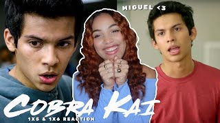 I AM OBSESSED WITH MIGUEL ON *COBRA KAI* !! | Season 1 (Episodes 5 \u0026 6) Reaction