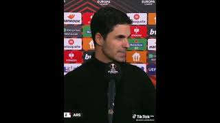 Mikel arteta press conference on sporting Lisbon clashes on Europe league