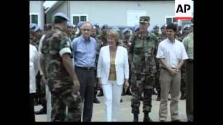 Michelle Bachelet continues visit to Haiti; visits peacekeepers