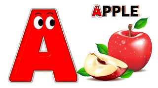 ABC learning videos | A for Apple | ABC Nursery Rhymes | #abcd