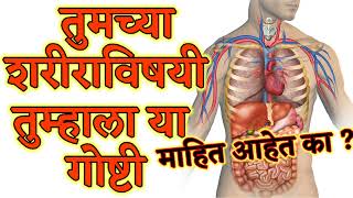 मानवी शरीरातील आश्चर्यकारक गोष्टी #humanbody #मानवी शरीर रचना #amazing facts about human bodyMarathi