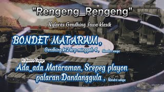 Nglaras Gendhing Jawa klasik || Bondet Mataraman ada_ada Palaran dandanggula || #senibudaya #klasik