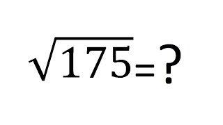 How to find Square Root of 175
