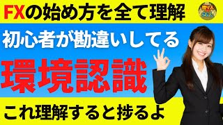 【FX初心者講座】環境認識でよくある勘違いに気をつけましょう！これ分かると捗ります【投資家プロジェクト億り人さとし】