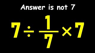 Most People Get This Simple Math Question Wrong!