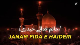 Janam Fida E Haideri ( جانم فدائے حیدری )🎵 Kalam  | Islamic Music | Sadiq Hussain