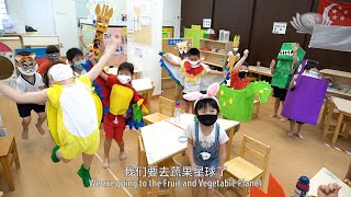 登陆蔬果星球 小小童心要护生 Children learn to love and respect all lives at “Fruit \u0026 Vegetable Planet”