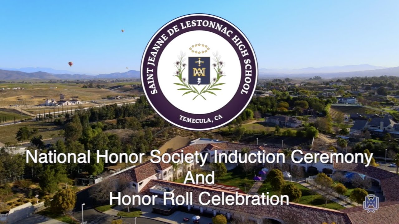 2022 National Honor Society Inductees And Honor Roll Ceremony - YouTube