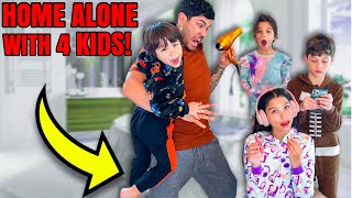 HOME ALONE WITH 4 KIDS **GONE WRONG** | Familia Diamond
