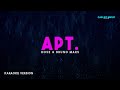 ROSE & Bruno Mars – APT. (Karaoke Version)