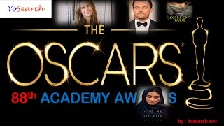 88th Academy Awards | Oscar Awards | List of Oscar Winners | Academy Awards