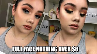 FULL FACE NOTHING OVER $6: AFFORDABLE MAKEUP TUTORIAL