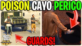 POISONING THE GUARDS WITH CUTTING POWDER IN THE CAYO PERICO HEIST! GTA 5 ONLINE