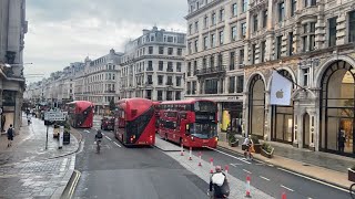 London bus 139 full route from Golders Green to Waterloo station 🇬🇧