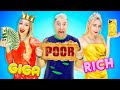 RICH VS POOR VS GIGA RICH Students In Class | Hacks And DIY Crafts And Ideas for School