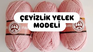 İKİ ŞİŞ KOLAY ÖRGÜ MODELİ YELEK SÜVETER BEBEK YELEĞİ ÖRGÜ MODELİ EASY KNİTTİNG CROCHET PATTERNS