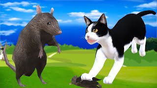 తెలివిగల పిల్లి మరియు ఎలుక నీతి కథ! Clever Cat and Rat Telugu Moral Stories - Telugu Fairy Tales