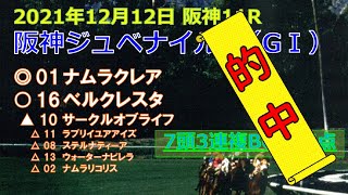 【3連複168.5倍的中！回収率481.4％】阪神ジュベナイルフィリーズ予想（2021年12月12日阪神11R）by R2理論