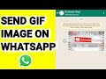How to Send gif Image on WhatsApp
