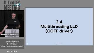 2019 LLVM Developers’ Meeting: A. Ganea “Optimizing builds on Windows”