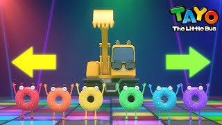 Strong Heavy Vehicles Left & Right Song | Learn Directions | Poco Color Song | Tayo the Little Bus