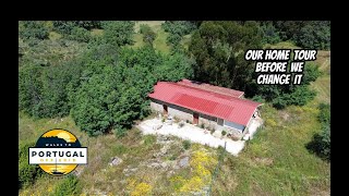 INSIDE OF BUILDING AND BEFORE WE CUT DOWN SOME TREES IN CENTRAL PORTUGAL