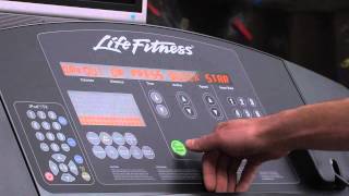 Life Fitness Treadmill Tutorial