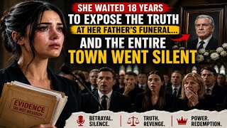 She Waited 18 Years To Expose The Truth At Her Father’s Funeral… And The Entire Town Went Silent