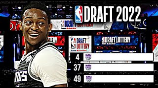 Sacramento Kings Full 2022 NBA Mock Draft [4th, 37th, 49th] De'Aaron Fox | Domantas Sabonis