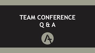 Acts 29 Team Conference Q&A