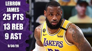 LeBron James records 25-13-9 for Lakers vs. Heat [GAME 1 HIGHLIGHTS] | 2020 NBA Finals