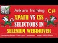 Selenium with C# 12 - Selenium Xpath vs CSS selector | Differences between xpath and css locators