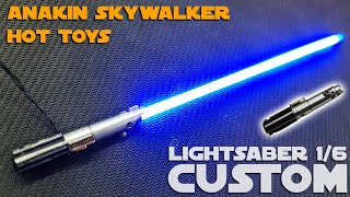 Anakin Skywalker Lightsaber CCFL custom 1/6 for hot toys by ART15 Custom