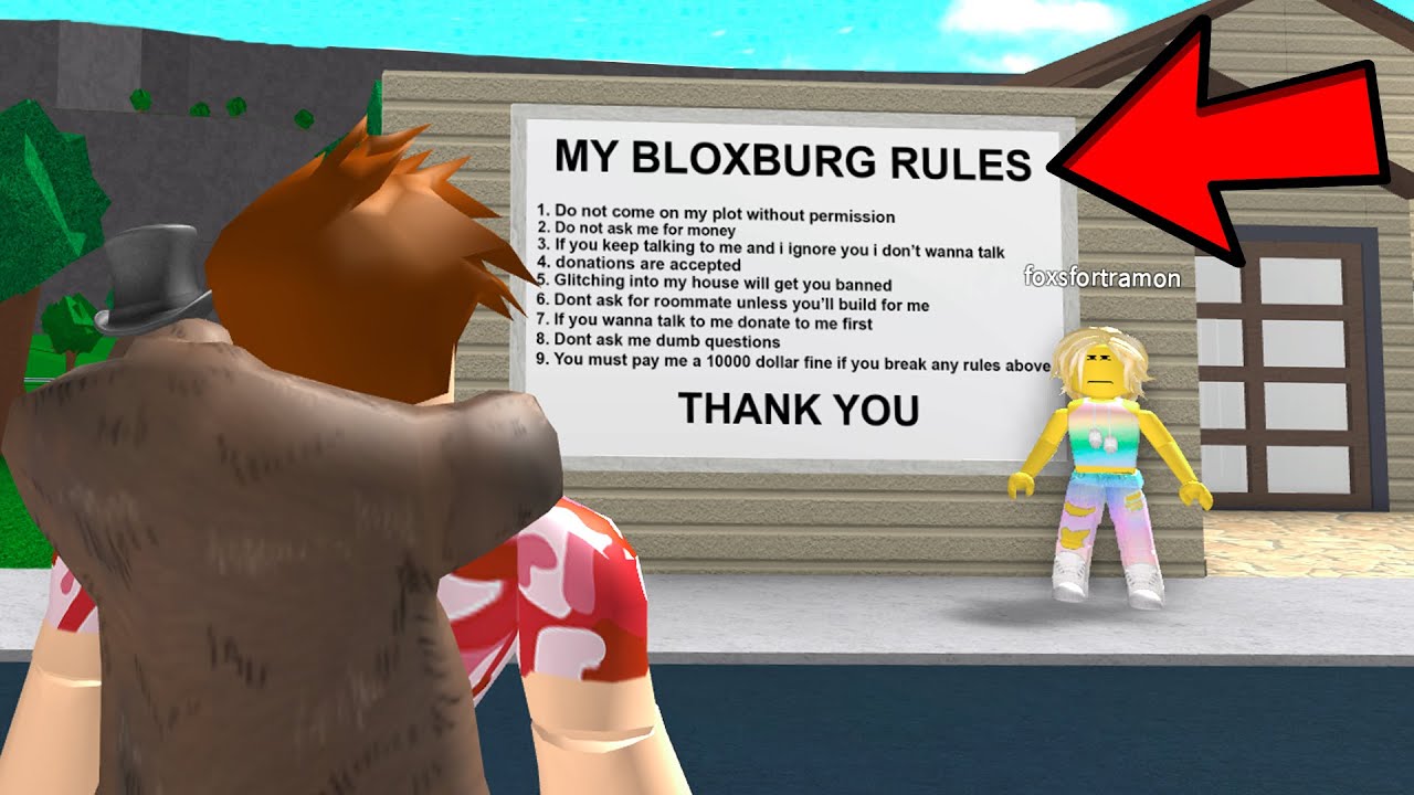 A POKE HATER Made BLOXBURG RULES.. And I BROKE ALL OF THEM! (Roblox ...