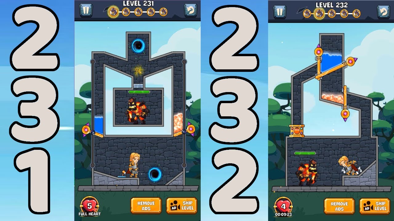 How To Loot 2 Hero Rescue Pin Pull Level 231 232 Youtube