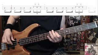 Roadhouse Blues by The Doors - Bass Cover with Tabs Play-Along