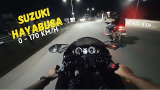 First Ride on the Legendary Suzuki Hayabusa! 🏍️💨