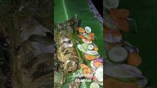 വലയിട്ട് പിടിച്ച് ചുട്ടെടുത്ത മീൻ...🎣🎣🎣🎣#video #viral #trending #fish #fishing