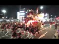 令和6年10月6日　堺市鳳だんじり祭　灯入れ曳行　やりまわし　ラスト