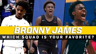 Which Bronny James squad is your favorite to watch❓ NCBC, SFG or Sierra Canyon 🤔