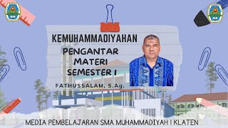 MATERI KEMUHAMMADIYAHAN \