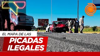 Velocidad, choque y muerte: el mapa de las picadas ilegales en Córdoba