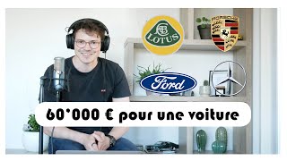 J’ai 60'000 € pour une voiture plaisir. Je choisis laquelle ?