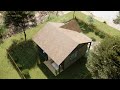 cozy small stone house design 6x7 meters 19x23 ft 1 bedroom tiny modern house full tour